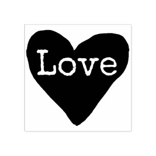 Tampons Encreurs Amour du coeur