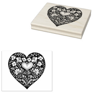 Tampons Encreurs Amour Whimsical : Coeurs de Saint-Valentin Gouache