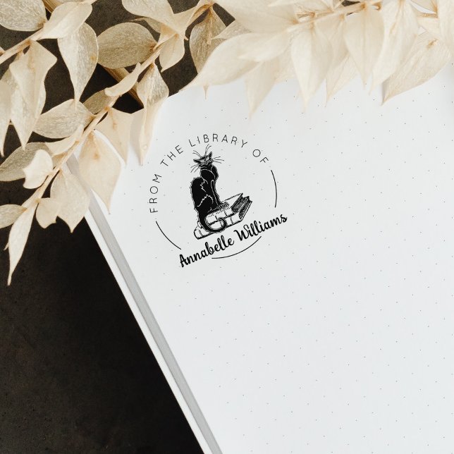 Tampons Encreurs Amoureux des chats De La Bibliothèque De, Livre (Créateur téléchargé)