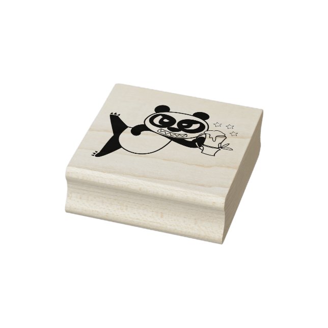 Tampons Encreurs Angry Face Panda acclamez (Tampon)