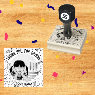 Tampons Encreurs Anniversaire Photo Enfants Fête Favoriser