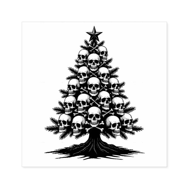 Tampons Encreurs Arbre de Noël gothique II (Impression)