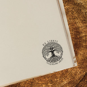 Tampons Encreurs Arbre Vintage moderne, Livre Ex Libris