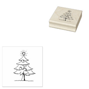 Tampons Encreurs Arbre Xmas