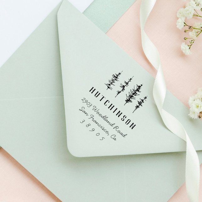 Tampons Encreurs Arbres typographiques Nom de famille Adresse de re (Créateur téléchargé)