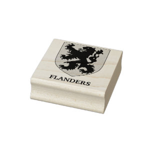 Tampons Encreurs Armoiries de Flandre Lion Héraldique