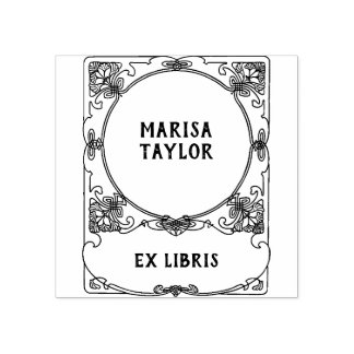 Tampons Encreurs Art nouveau frame ex libris
