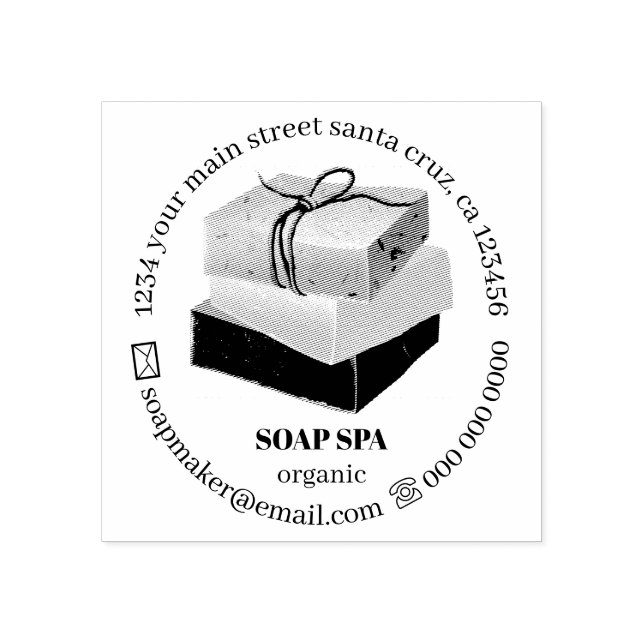 Tampons Encreurs Artisan de cire de soja pour savon (Impression)
