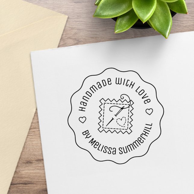 Tampons Encreurs Artisanat à coudre artisanal avec amour Wavy (Créateur téléchargé)