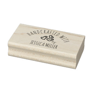 Tampons Encreurs Artisanat avec Coeurs d'Amour Nom personnalisé