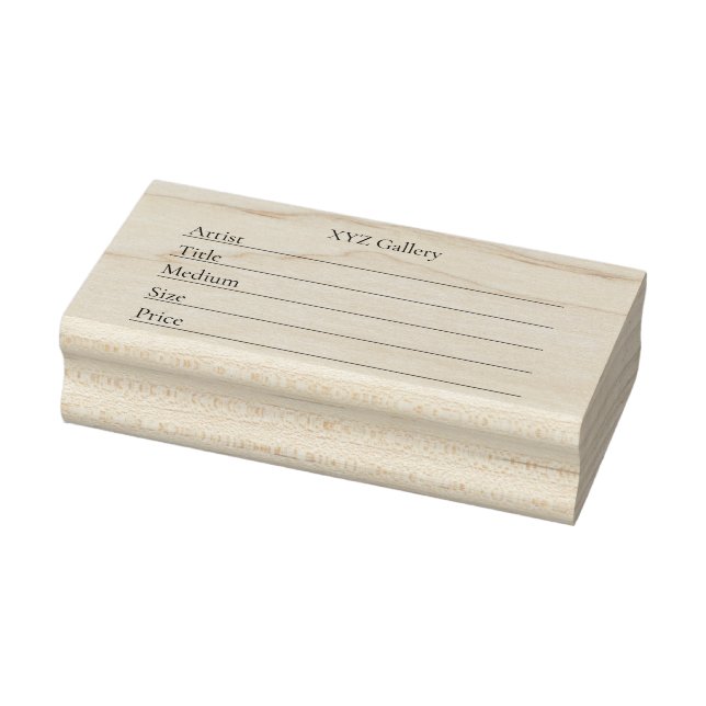 Tampons Encreurs Artwork Display Label Template (Tampon)