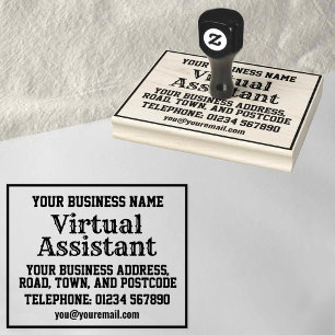 Tampons Encreurs Assistant Virtuel avec Nom, Adresse, etc