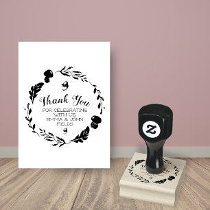 Tampons Encreurs Automne Woodland Wreath Merci