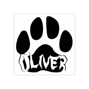 Tampons Encreurs Awesome Empreinte de patte Chat avec Gras Letterin