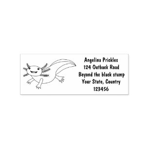 Tampons Encreurs axolotl rose pâle