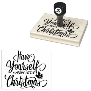 Tampons Encreurs Ayez-vous un joyeux petit Noël