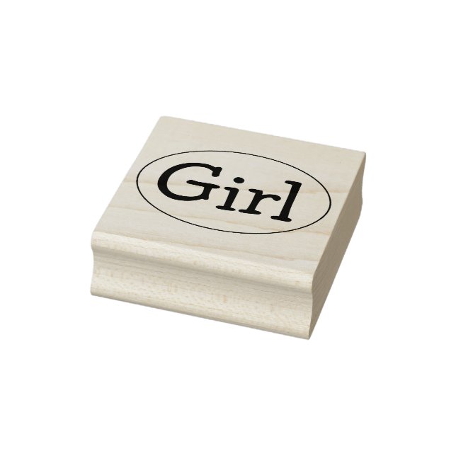 Tampons Encreurs Baby Girl Oval (Tampon)