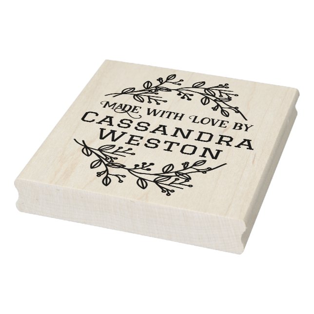 Tampons Encreurs Baies De Serres Botaniques "Fabriquées Avec Amour  (Tampon)