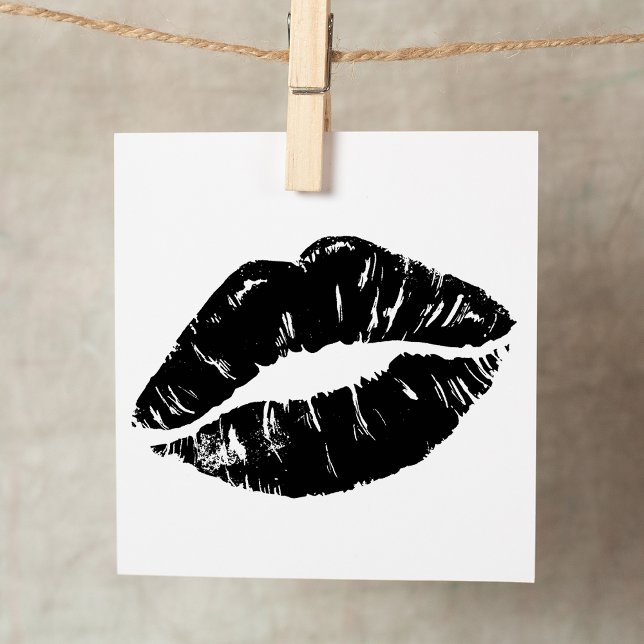 Tampons Encreurs Baiser Lèvre (Kiss Lip Rubber Stamp)