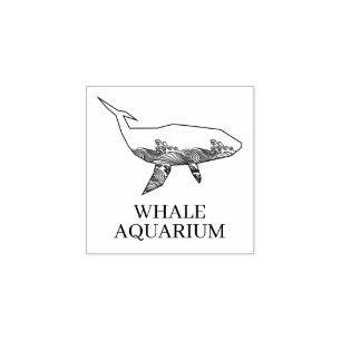 Tampons Encreurs Baleine d'aquarium