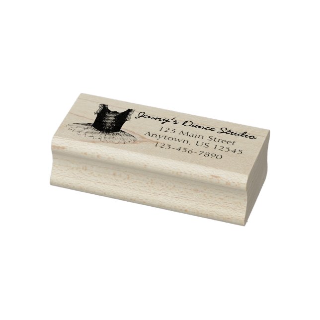 Tampons Encreurs Ballet Tutu Dance Considérant Studio Professeur Ba (Tampon)