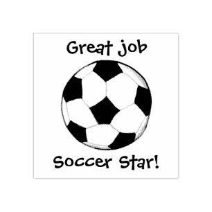 Tampons Encreurs Ballon de football de coutume de KiniArt