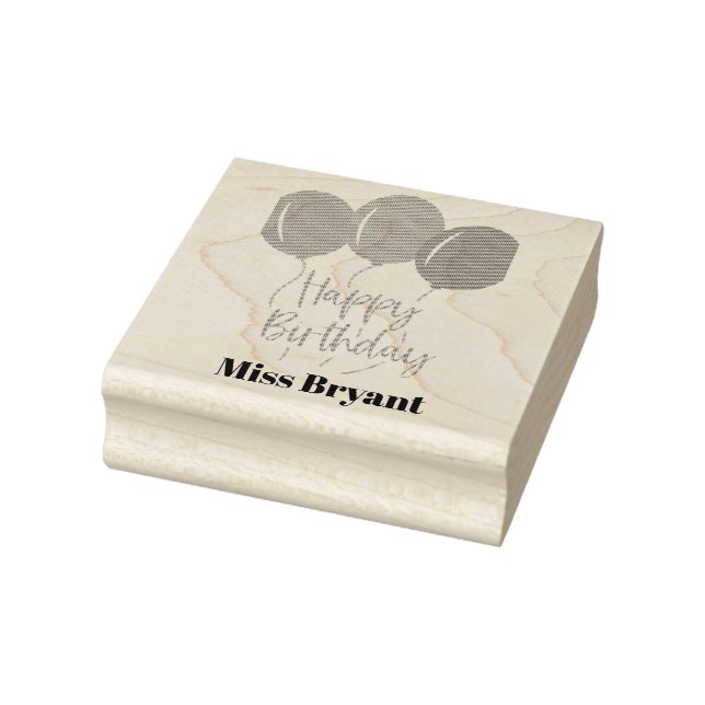 Tampons Encreurs Ballons d'anniversaire (Tampon)