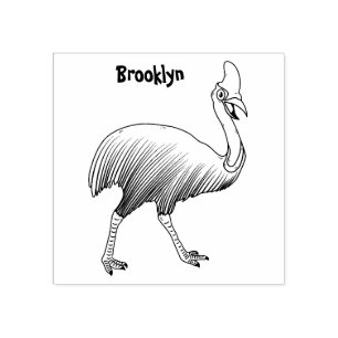 Tampons Encreurs Bande dessinée d'oiseau joyeux
