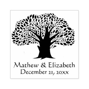 Tampons Encreurs Banyan Tree Rustic Outdoor Mariage