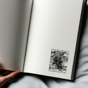 Tampons Encreurs Bateau Vintage Personnalisé De la bibliothèque de