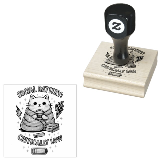Tampons Encreurs Batterie sociale Critique... (Tamponné)