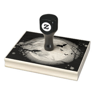 Tampons Encreurs Battes par la lune Halloween