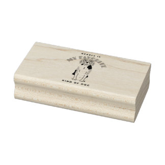 TAMPONS ENCREURS BEAGLE EST MON CHIEN PRÉFÉRÉ