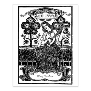 Tampons Encreurs Beau nom ex vintage de coutume de Libris