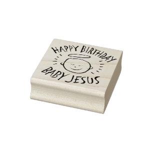 Tampons Encreurs Bébé Jésus - Noël religieux de joyeux annivers