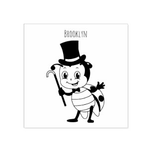 Tampons Encreurs Bébé mignon avec chapeau et dessin animé de cravat