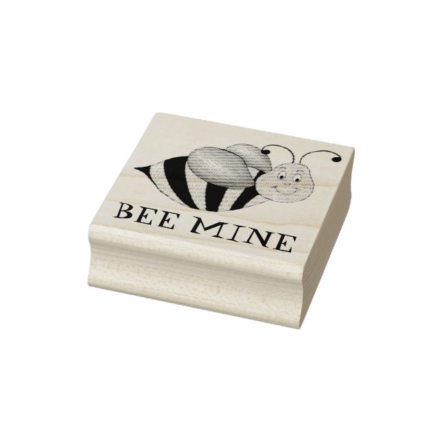 Tampons Encreurs BEE MINE Saint Valentin Valentine Bumblebee Timbre (Tampon)