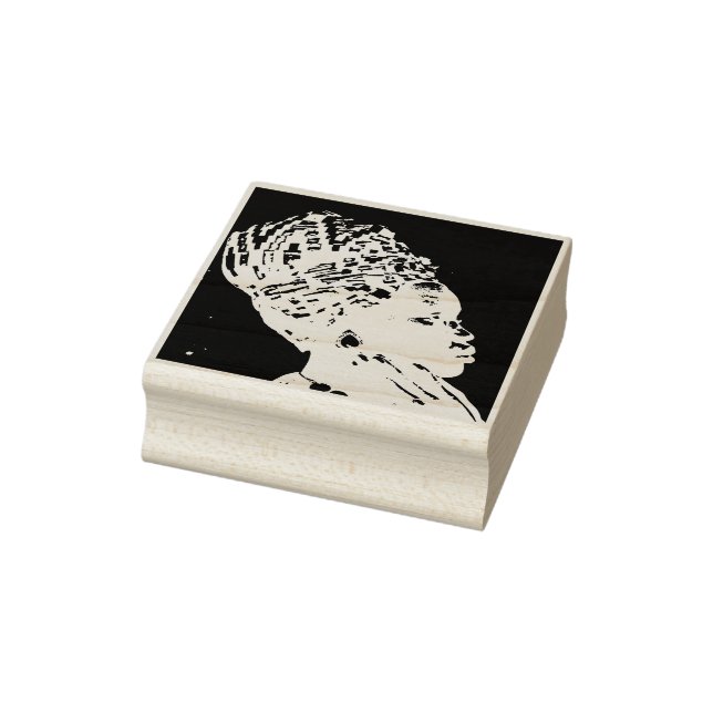 Tampons Encreurs Belle femme africaine (Tampon)