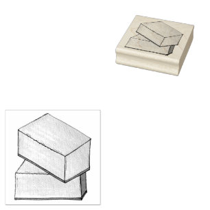 Tampons Encreurs Beurre Mochi Hawaii HI Hawaiian Food Dessert