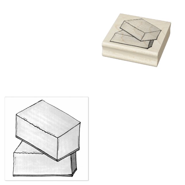 Tampons Encreurs Beurre Mochi Hawaii HI Hawaiian Food Dessert (Tamponné)