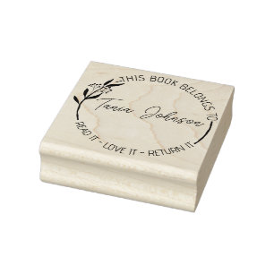 Tampons Encreurs Bibliothèque livre bibliothèque bibliothèque plaqu