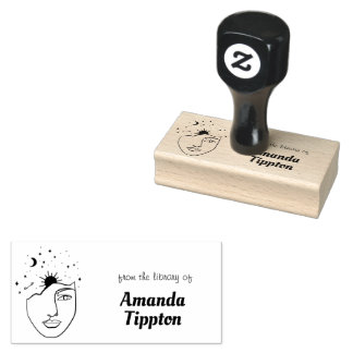 Tampons Encreurs Bibliothèque personnalisée en ligne de femme céles