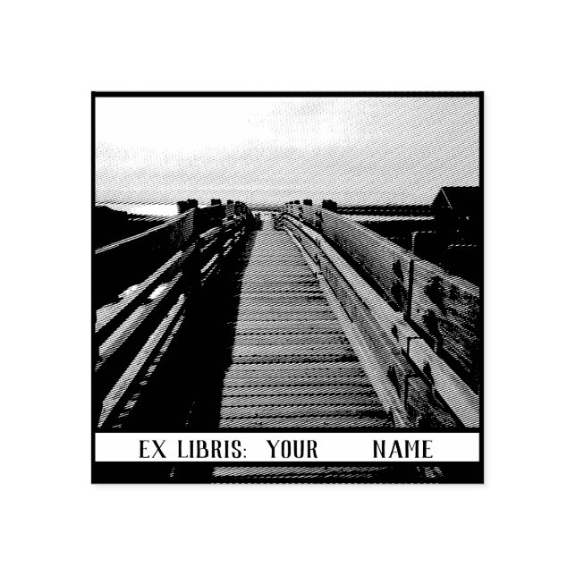 Tampons Encreurs Bibliothèque Photo Ex personnalisée (Impression)