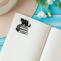 Bibliothèques Ex Personnalisées, Livre Chat Vintag
