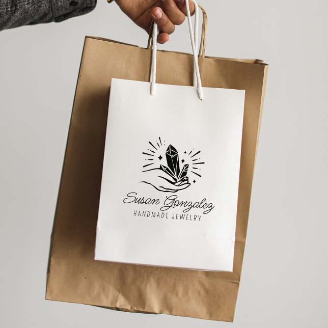 Tampons Encreurs Bijoux artisanale à script personnalisé, grande en (Créateur téléchargé)