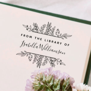 Tampons Encreurs Boho Botanical de la bibliothèque de plaques