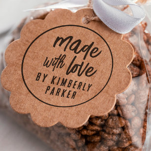 Tampons Encreurs Boho Round Fabriqué Avec Amour Fait À La Main Par