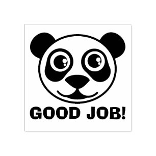 Tampons Encreurs Bonne tâche Panda Face