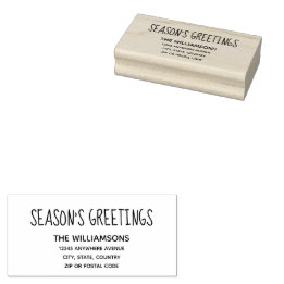 Tampons Encreurs Bonnes Fêtes Adresse de retour #2