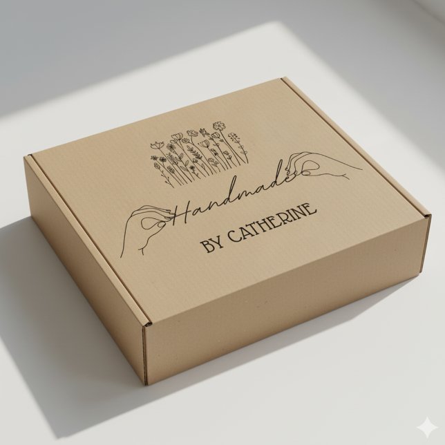 Tampons Encreurs Botanique Faite à la main par (nom personnalisé),  (Créateur téléchargé)